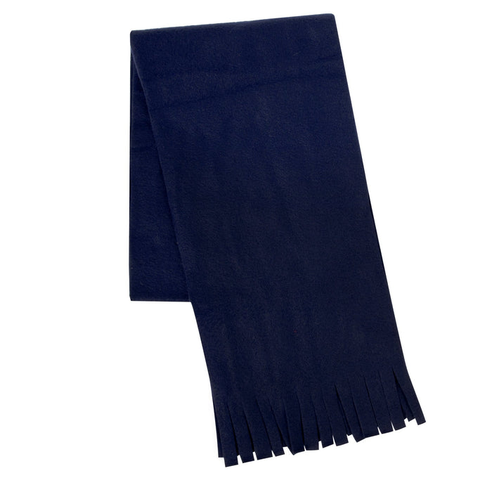 Wholesale Adult Fleece Scarves 60" x 8" With Fringe - Assorted Colors -