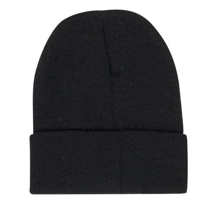 Adult Knit Hat Beanie – Black Only -