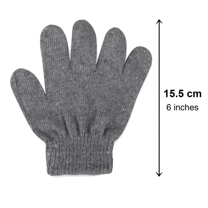 Children Knitted Gloves - 5 Assorted Colors -