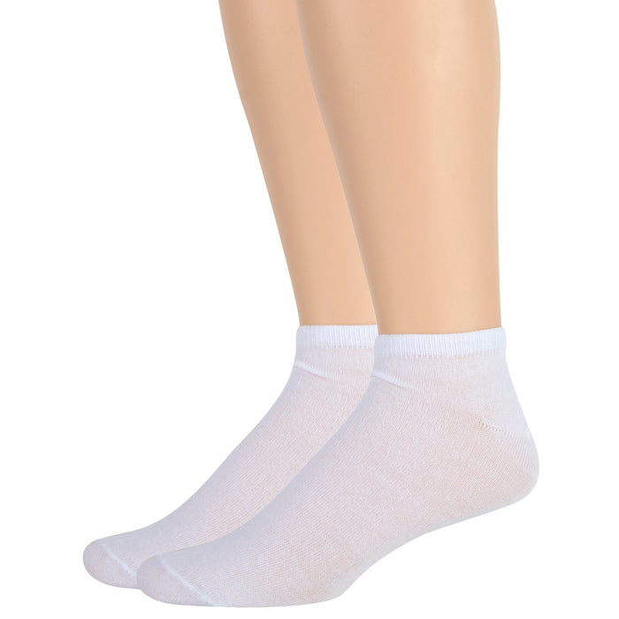 Women's Solid Ankle Socks - BagsInBulk.com