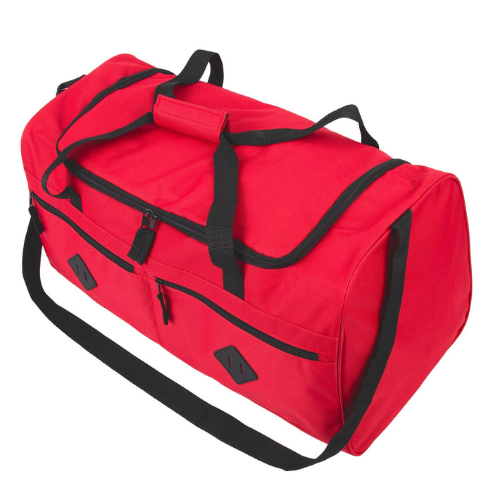 24 Inch Multi Pocket Duffle Bag - BagsInBulk.com