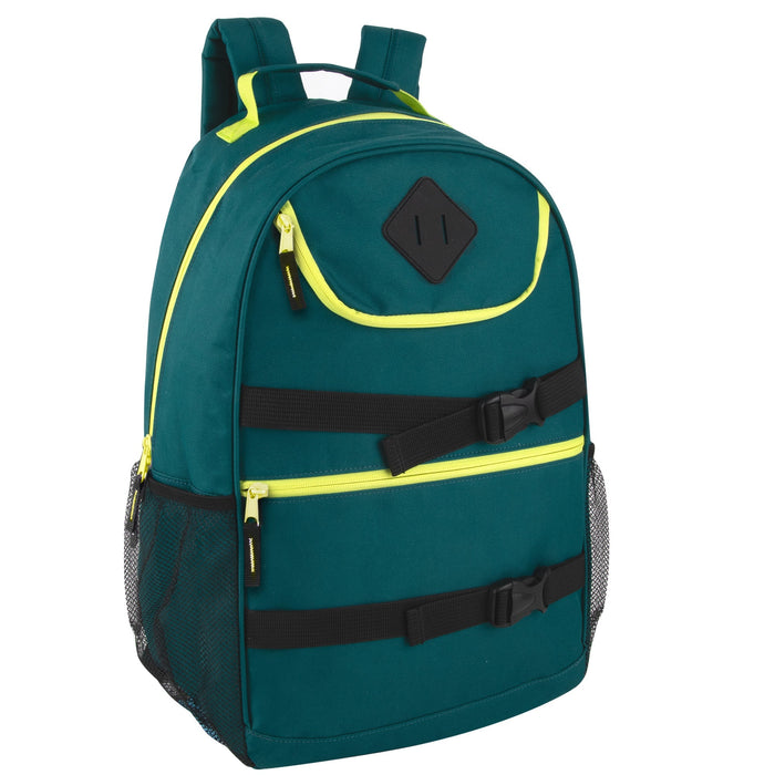 18 Inch Double Buckle Backpack - BagsInBulk.com