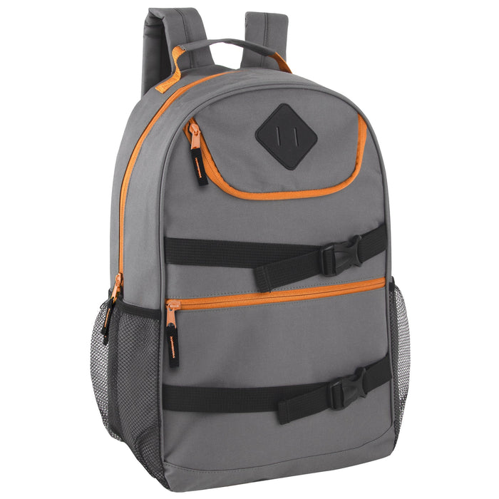 18 Inch Double Buckle Backpack - BagsInBulk.com