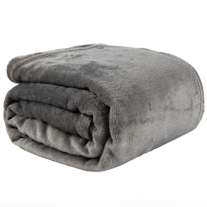 Cozy Luxe Large Throw Blankets 80" x 60" - BagsInBulk.com