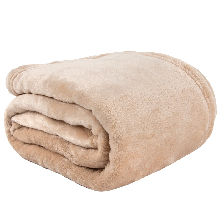 Cozy Luxe Large Throw Blankets 80" x 60" - BagsInBulk.com