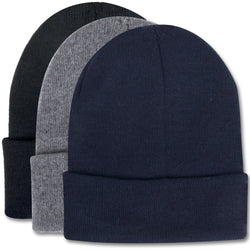 Wholesale Adult Knit Hat Beanie – Assorted Colors-BagsInBulk.com