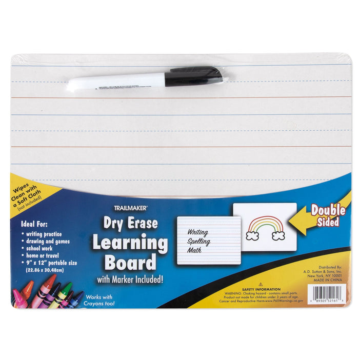Dry Erase Board with Marker - 9" x 12" -