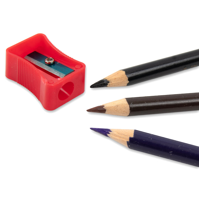 Pencil Sharpener - Assorted Colors - BagsInBulk.com