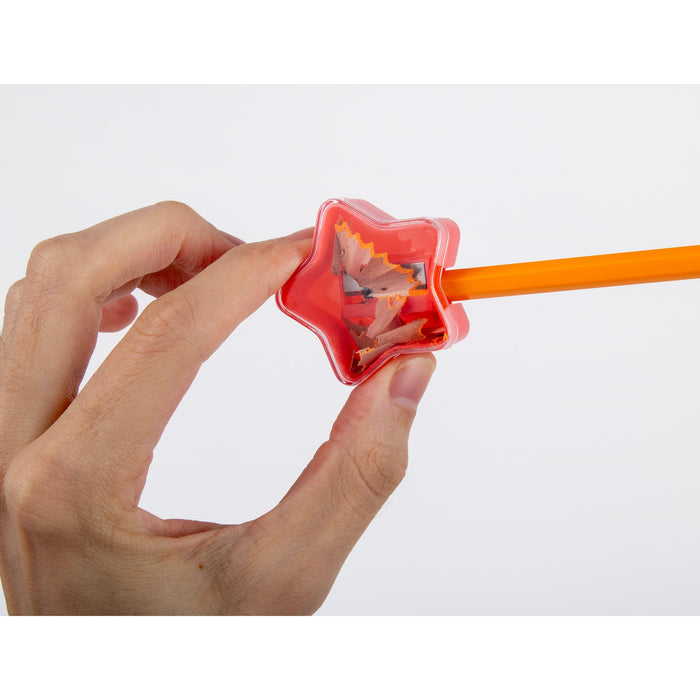 Wholesale Star Pencil Sharpener With Cover - BagsInBulk.com