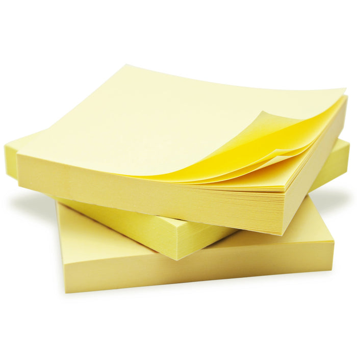 Yellow Adhesive Back Sticky Notes - BagsInBulk.com