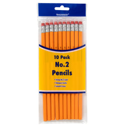 Wholesale No. 2 Pencils - 10-Pack - BagsInBulk.com