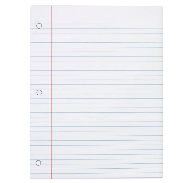 Notebook Filler Paper - College Ruled - 100 Sheets - BagsInBulk.com
