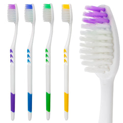Wholesale 39 Bristle Head Adult Toothbrush - 4 Colors -