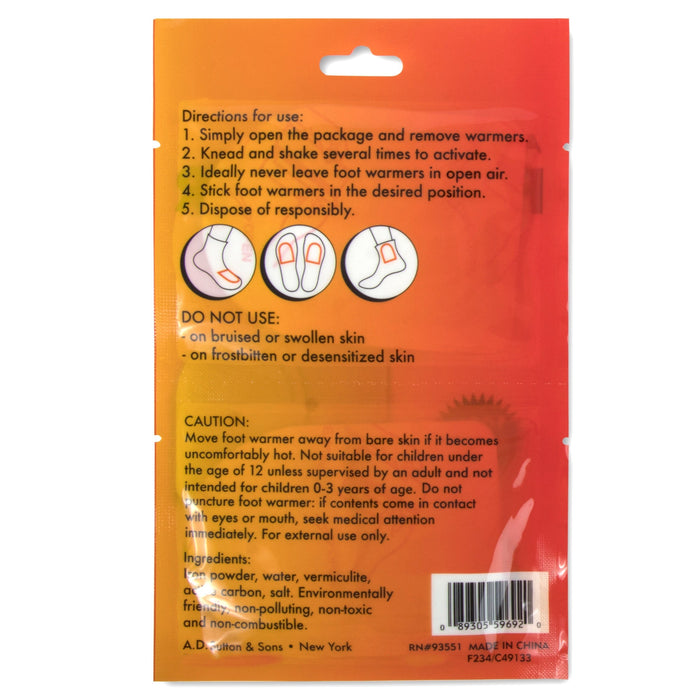 Foot Warmers - BagsInBulk.com