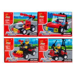 MIcro Blocks Fire & Rescue Assorted Vehicles - BagsInBulk.com