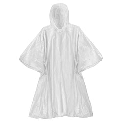 Wholesale Disposable Rain Ponchos - Clear -