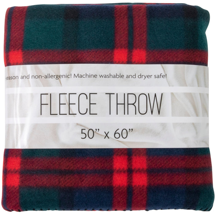 Wholesale Plaid Fleece Blankets 50" x 60" -