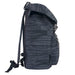 17 Inch Double Buckle Backpack - Stripe Print - 