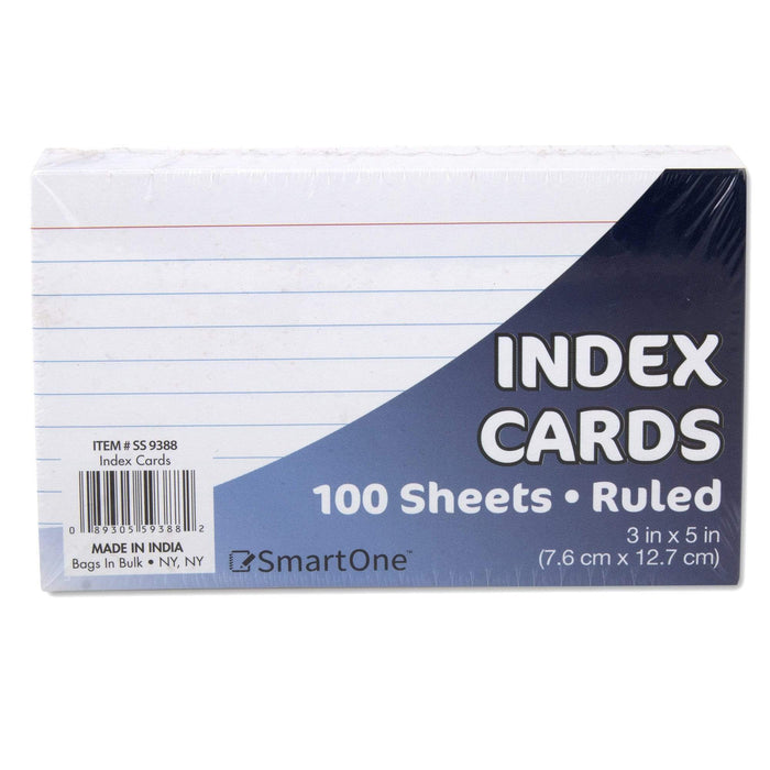 Wholesale Pack of 100 Index Cards -