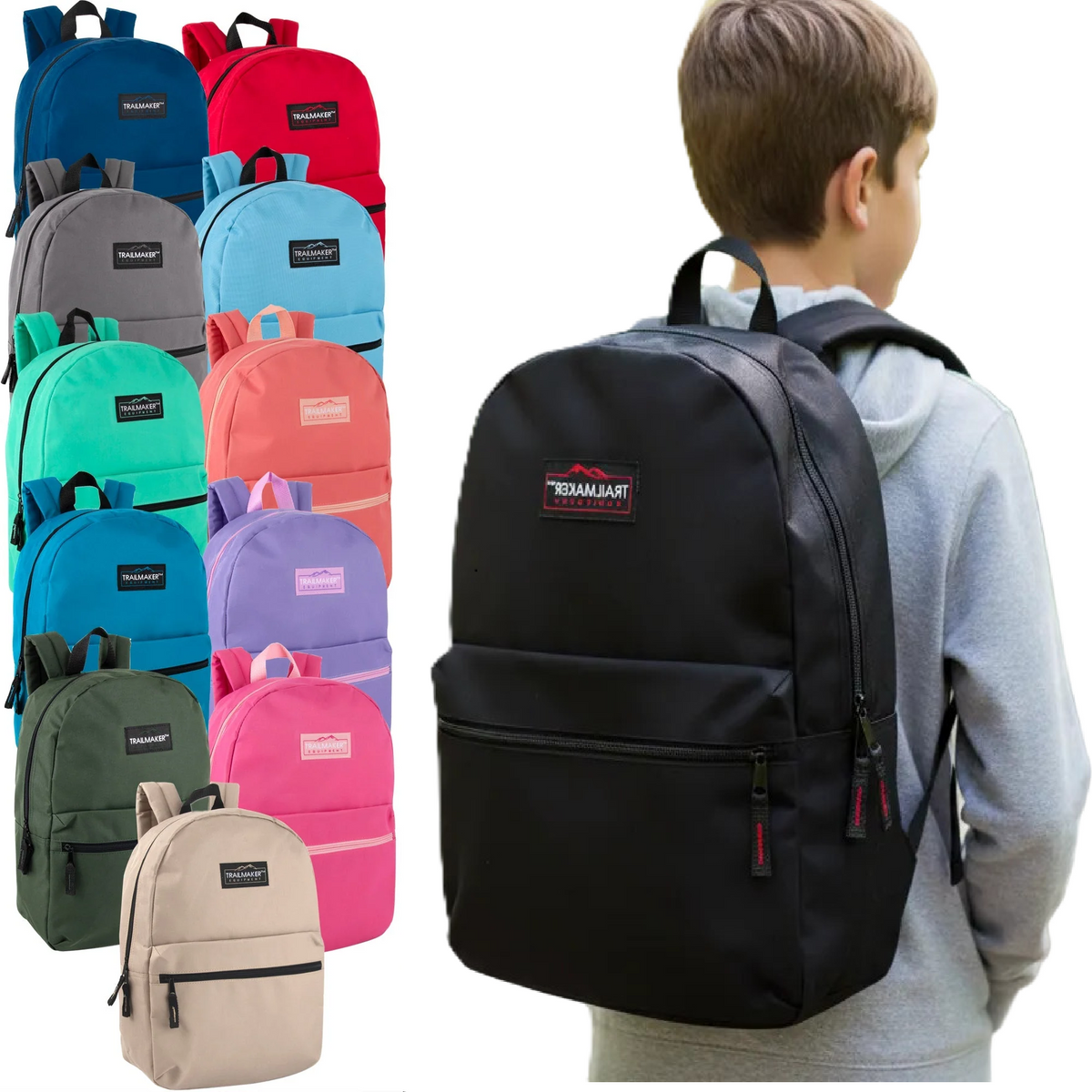 bulk laptop backpacks VintPack-TA1 Backpack (Bulk Purchase) 1/2 H x 6 D Imprint Bulk Backpacks - In Stock