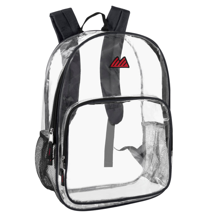 Trailmaker 17 Inch Clear Backpack - BagsInBulk.com