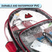 Trailmaker 17 Inch Clear Backpack - Red - BagsInBulk.com