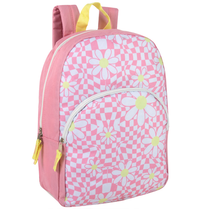 15-Inch Bulk Children's Character Backpack - 8 Colors