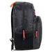 18-inch Reflective Strip Backpack w Laptop Sleeve - Black - BagsInBulk.com