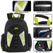 Wholesale 19-inch Mountain Edge Multi Pocket Backpack w Reflective Straps & Panels - BagsInBulk.com