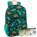 17-inch Printed Dinosaur Backpack w Matching Pencil Case - BagsInBulk.com