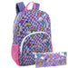 17-inch Printed Rainbow Backpack w Matching Pencil Case - BagsInBulk.com