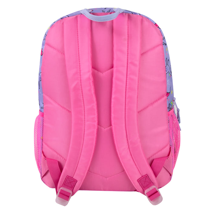 17 Inch Unicorn Head Backpack - Purple - BagsInBulk.com