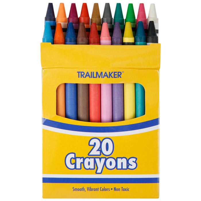 Crayons 20-Pack - BagsInBulk.com