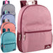 18 Inch Trailmaker Girl's Assorted Colors Backpack with Side Mesh Pocket - 5 Pastel Colors - BagsInBulk.com