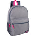 18 Inch Trailmaker Girl's Assorted Colors Backpack with Side Mesh Pocket - 5 Pastel Colors - BagsInBulk.com