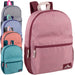 18 Inch Trailmaker Girl's Assorted Colors Backpack with Side Mesh Pocket - 5 Pastel Colors - BagsInBulk.com