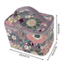 Cosmetic Vegan Leather Travel Case - Floral Print - BagsInBulk.com
