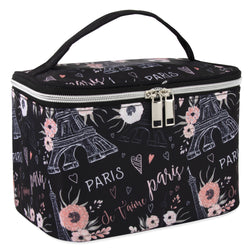 Cosmetic Traveling Case - Paris Print - BagsInBulk.com