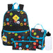 17-Inch Emoji Backpack Set - 6 In 1 - BagsInBulk.com