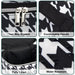 Cosmetic Traveling Case - Houndstooth Print - BagsInBulk.com