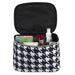 Cosmetic Traveling Case - Houndstooth Print - BagsInBulk.com