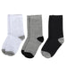 Wholesale Children's Color Block Crew Socks - 3 Colors - 