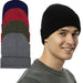 Adult Winter Knit Hat Beanie – 5 Colors - BagsInBulk.com