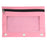 3-Ring Binder Pencil Pouch with Window - 4 Pastel Colors - BagsInBulk.com