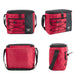 Fridge Pak 12 Can Bungee Cooler Bag With Front Zippered Pocket - 4 Colors - BagsInBulk.com