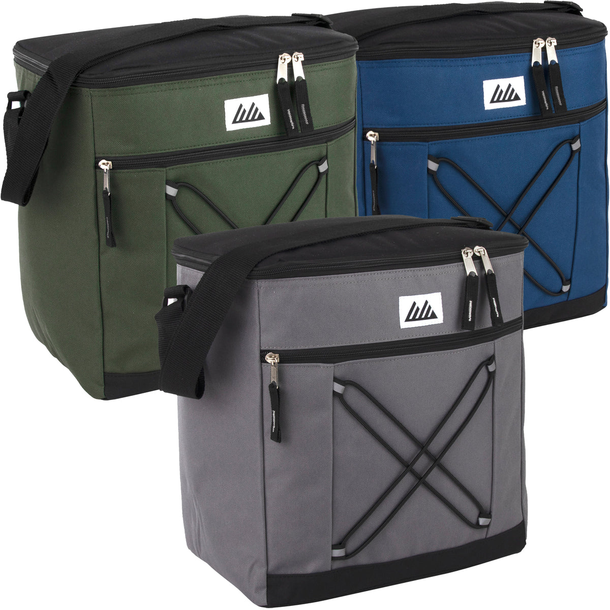 Cheap Wholesale Fridge Pak 30 Can Bungee Cooler Bag In Bulk