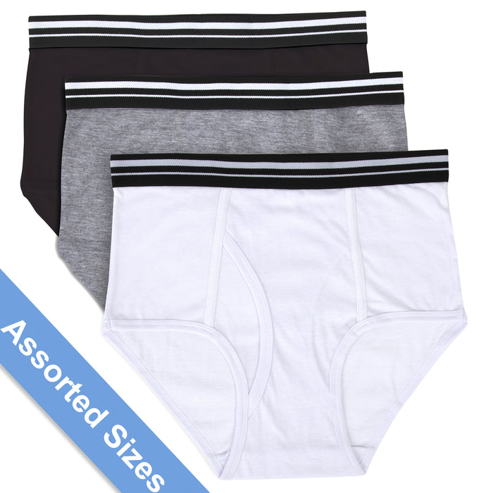 Men's Briefs Underwear - 3 Color Assortment