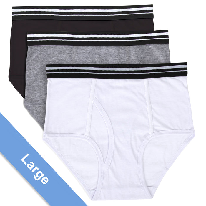 Men's Briefs Underwear - 3 Color Assortment
