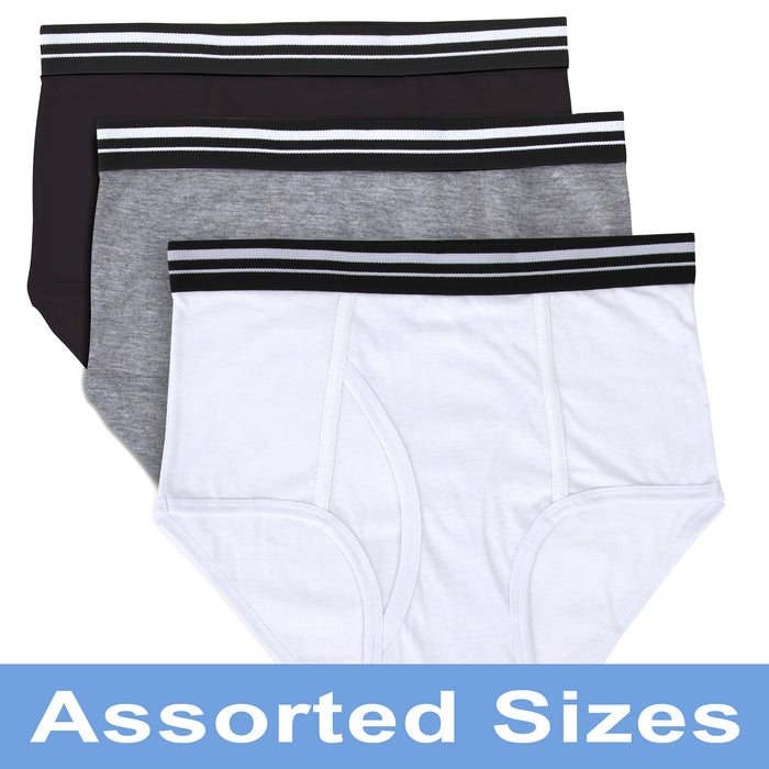 Men's Briefs Underwear - 3 Color Assortment