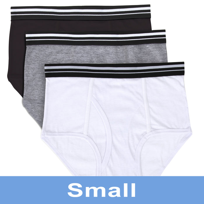 Men's Briefs Underwear - 3 Color Assortment
